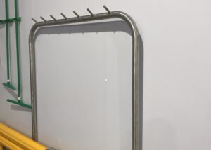 Stainless Steel Lab Coat Rack