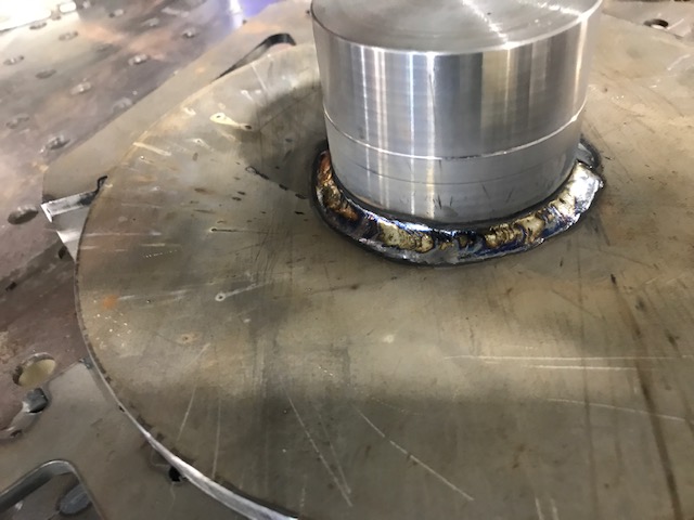 Dual Sheild MIG Welding on Heavy Plate Steel